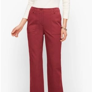 Talbots High Waisted Patch Pockets Crop